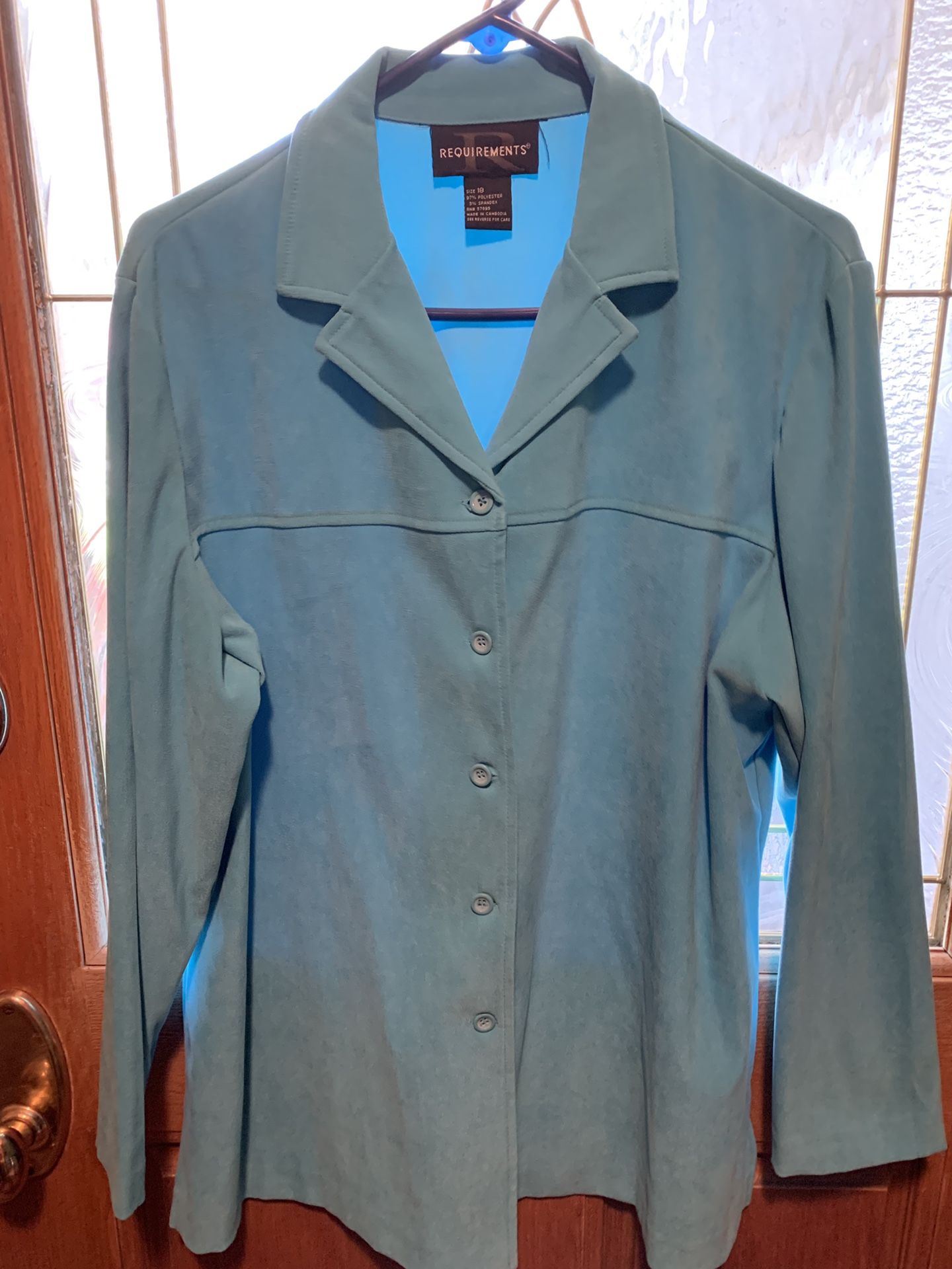Requirements. / light weight jacket