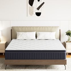 12-in Medium King Hybrid Memory Foam/Coil Blend Mattress in a Box