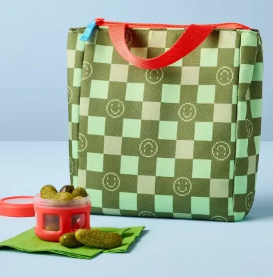 Cat & Jack Kids' Lunch Bag Smiley Faces