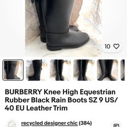Burberry Rain Boots