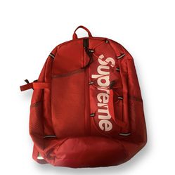 Supreme SS17 Backpack Red 3m