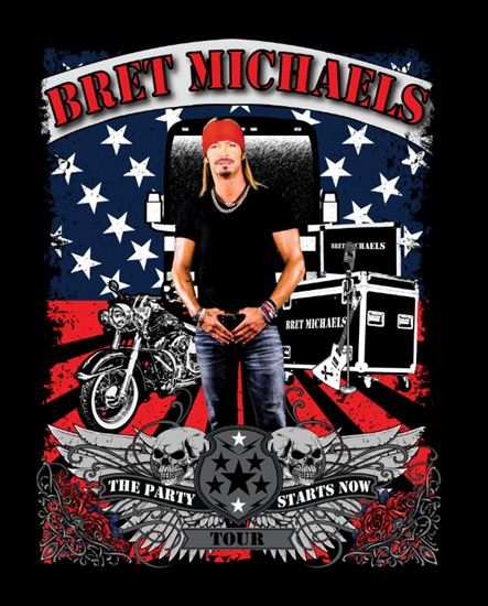 Bret Michaels The Party Starts Now T-shirt