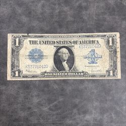 1923 "Horseblanket" $1 Silver Certificate-- COOL VINTAGE CURRENCY! — SHIPPING AVAILABLE!