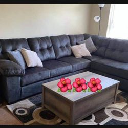 ⭐️ Brand New ⭐️ 2 Piece Granite Sectional Couch 👍 Fast Delivery 🚚 In Stock👈