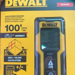 Dewalt Laser Measure 100’ New 