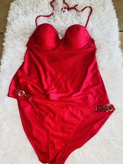 Miss America by Catalina women's swimwear. The top is a size medium and the bottoms are a size extra large.