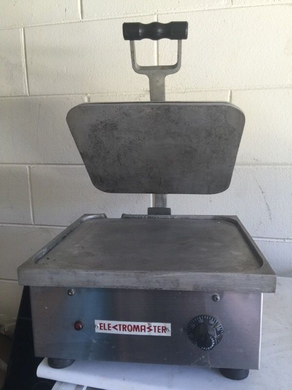 Commercial Panini or Cuban Sandwich Press