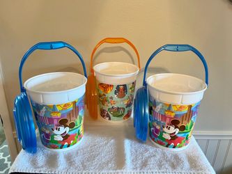 3 Disneyland Popcorn Buckets Brand New
