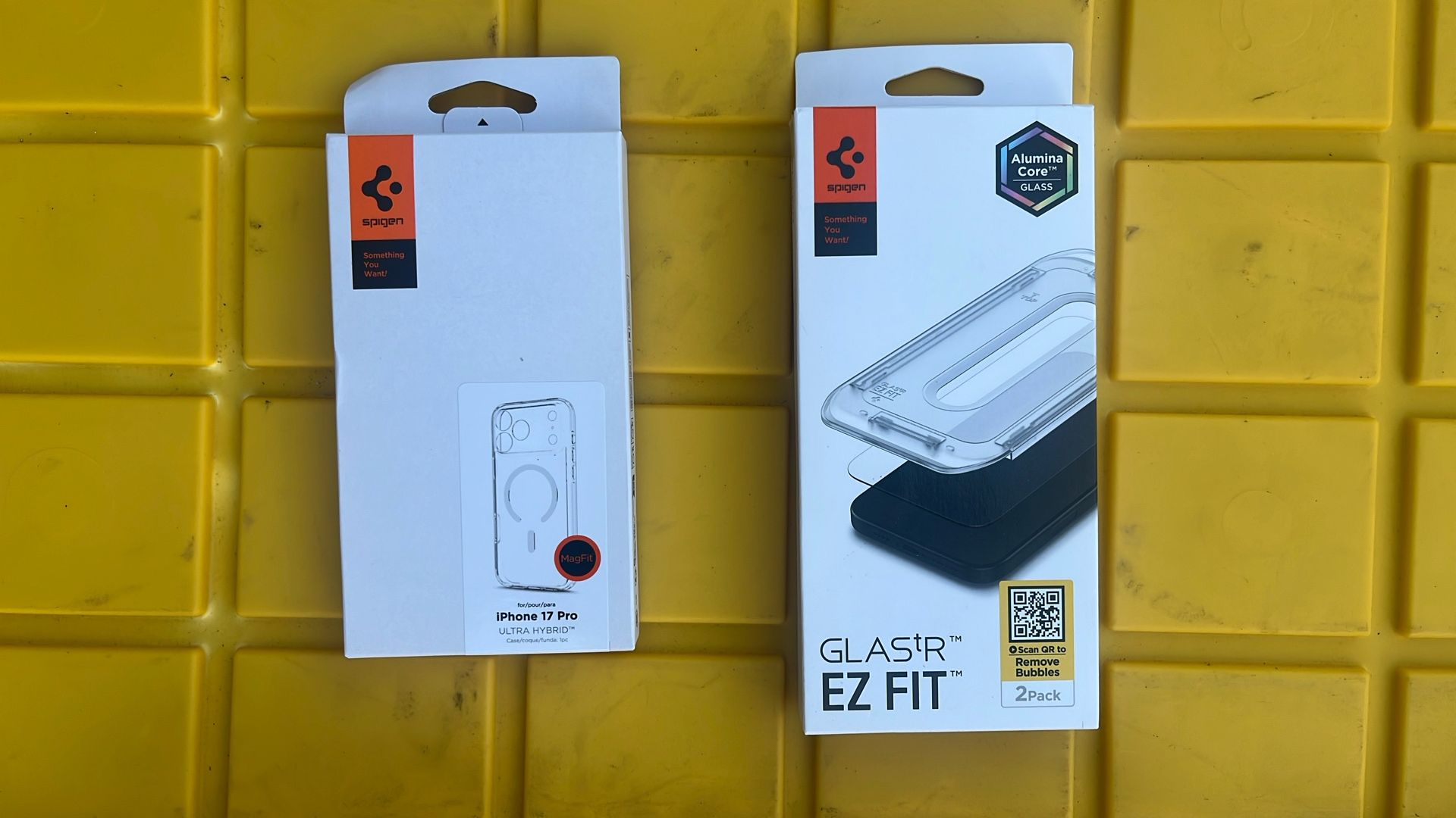 Spigen AluminaCore Tempered Glass Screen Protector designed for iPhone 17 Pro | iPhone 17 