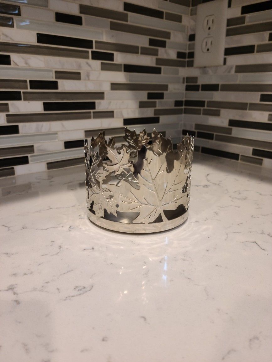Partylite Maple Leaf Jar Holder