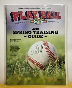 Cal Quantrill Autographed Magazine