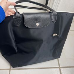 Longchamp Large Tote Bag Black Color 
