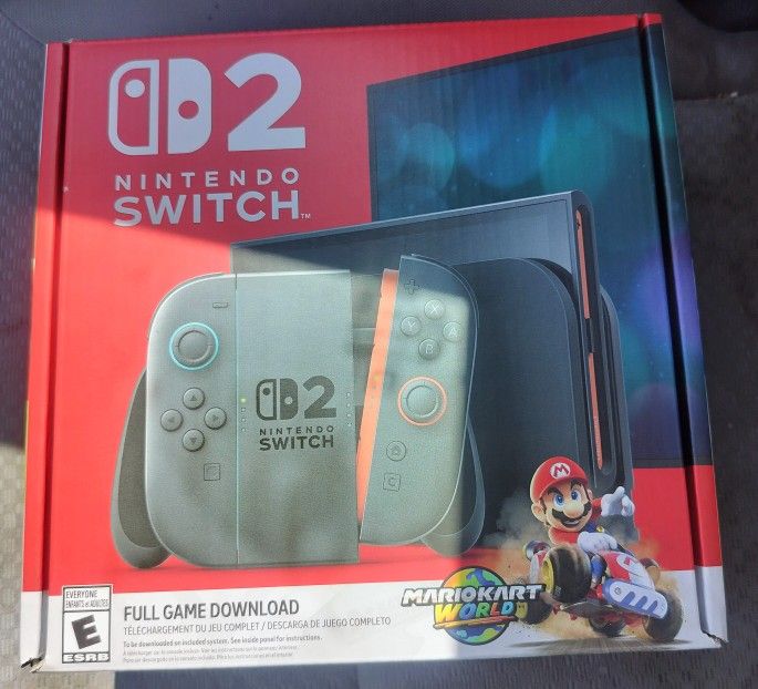Nintendo Switch 2 Mario Kart Bundle - Brand New