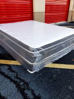 New QUEEN PILLOW TOP MATTRESS and BOX SPRING 2PC