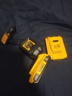 Brand new DeWalt batteries and charger