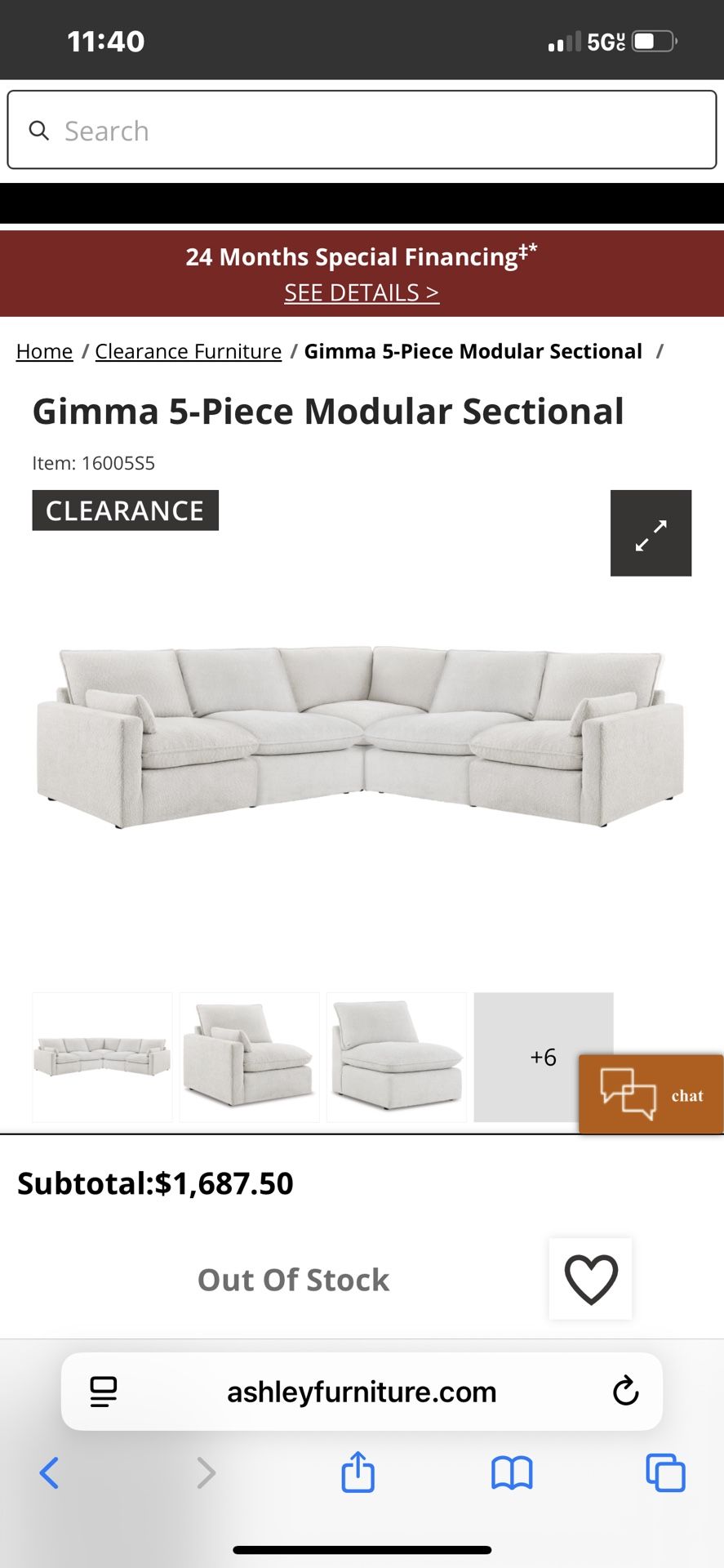 Modular Sectional Couch. 