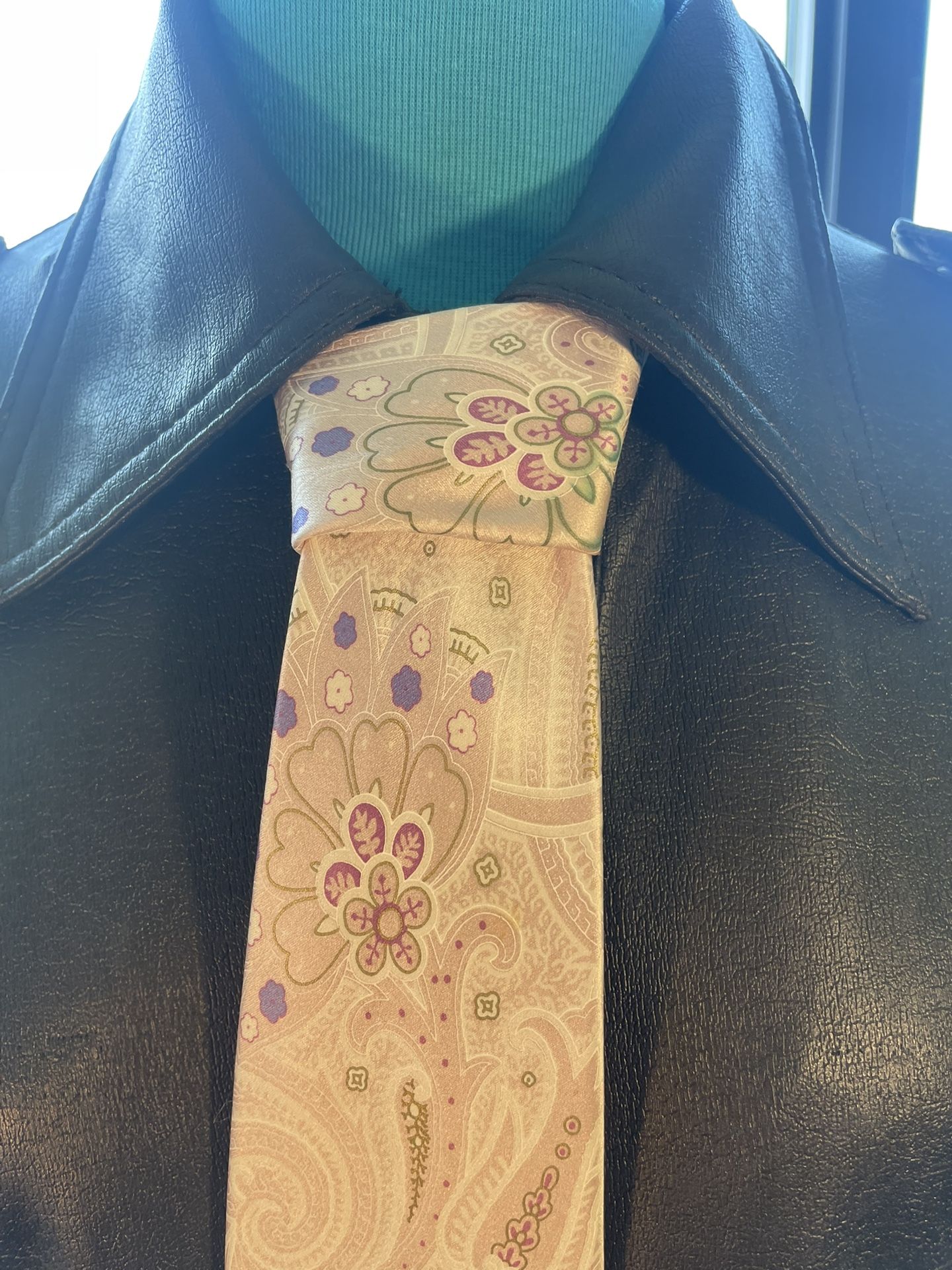 Brioni Necktie Paisley Total Pattern Silk