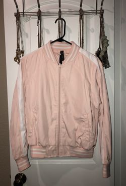 Betsey Johnson pink bomber jacket
