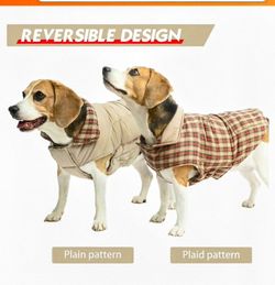 Reversible Dog Winter Coat, 