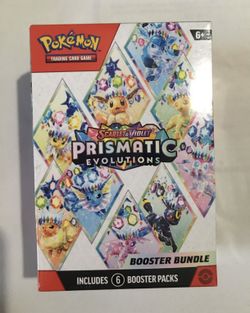 Pokémon prismatic evolutions booster pack