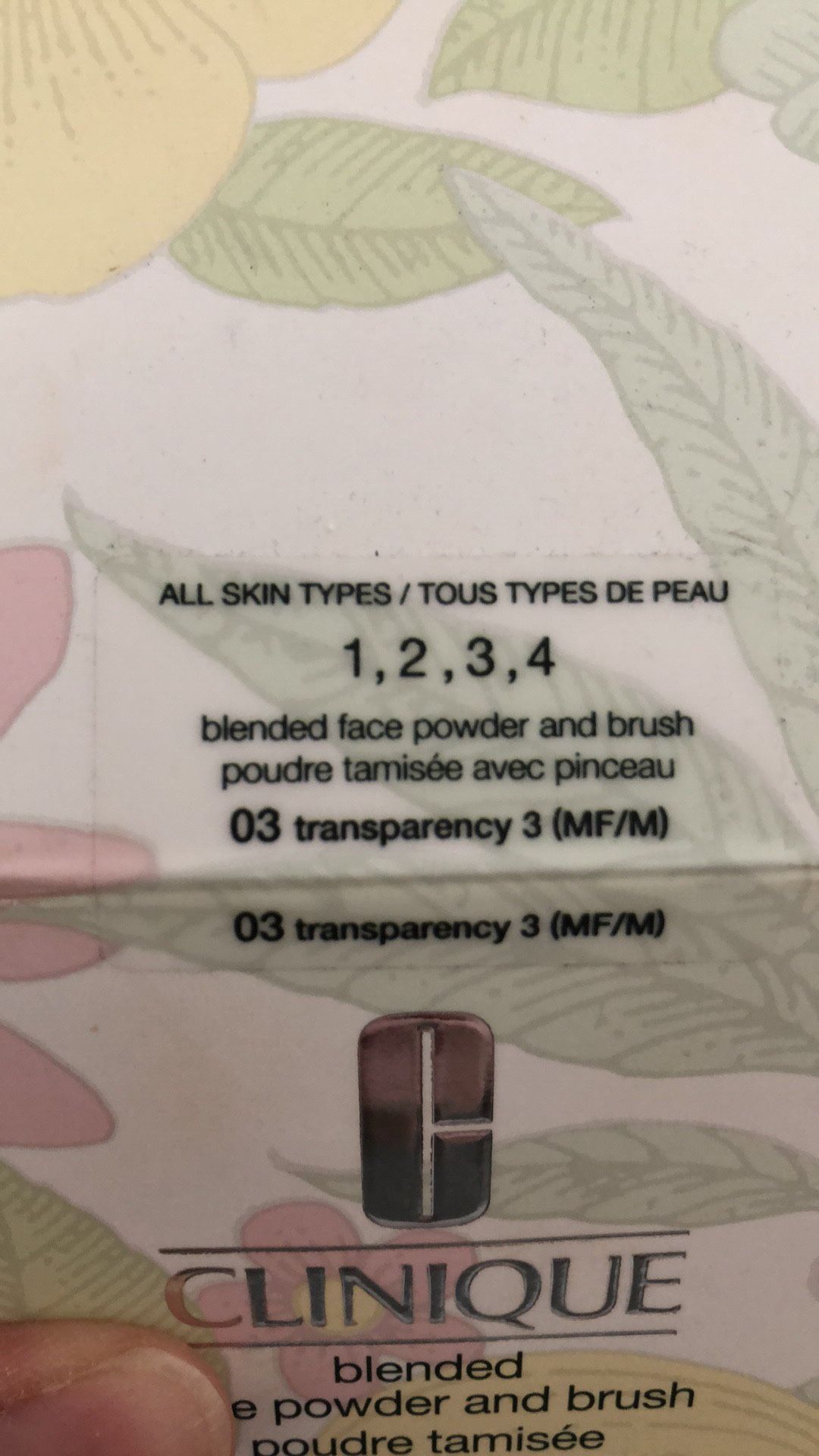 Clinique face powder blender