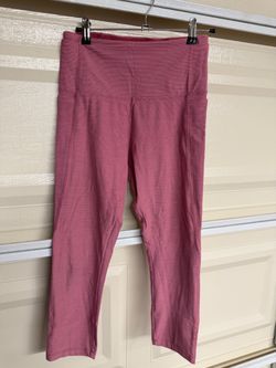 Lorna Jane Pink Crop Leggings
