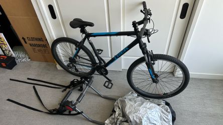 Trek 820 XL Mountain Bike + Bike Cover + 2-Bike Car Rack