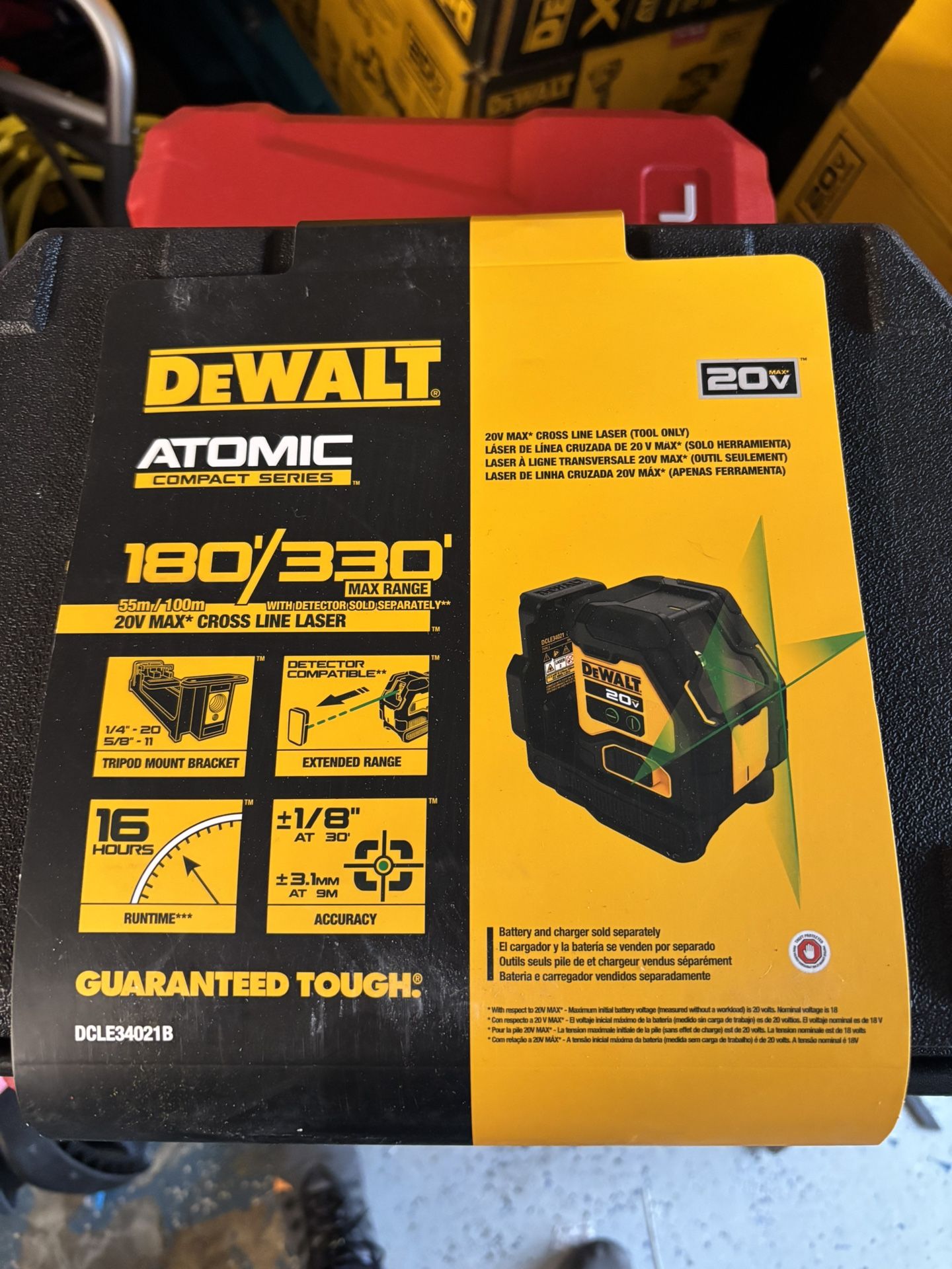 Dewalt the laser cordless