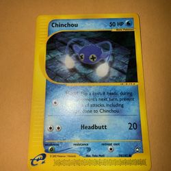 Chinchou 70/147 Pokémon Aquapolis Unlimited 2002 Non-Holo LP box-S6