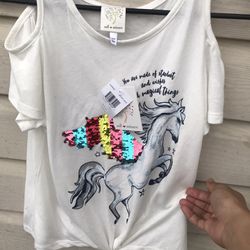 Unicorn Shirt Size 12