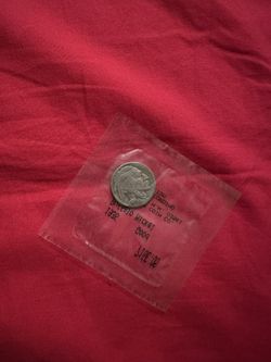 1936 Buffalo Nickel Coin In Packaging