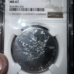 2013 Canada S $5 Maple Leaf. NGC MS67