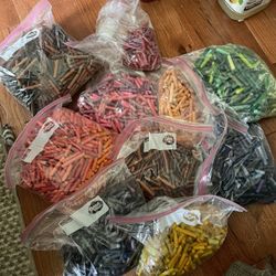 Crayons, Peeled And Color Sorted