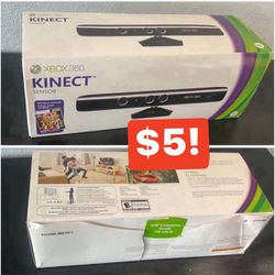 Kinect Sensor With Kinect Adventures Xbox 360 live