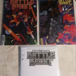 Invincible Universe: Battle Beast #1 - Variants Lot of 3 Comics