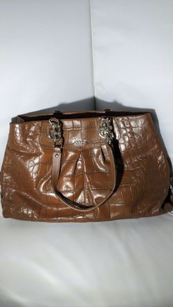 Vintage croc pattern leather purse 👛👜