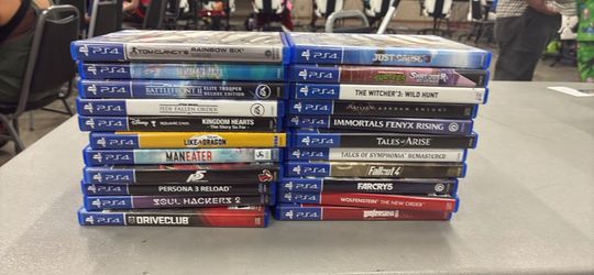 PS4 Bundle (PS4 Pro and 24 Games) $250 OBO