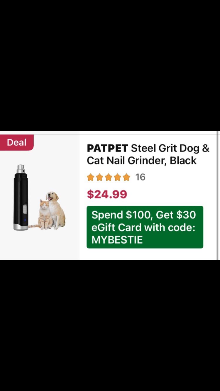 BRAND NEW PET NAIL GRINDER 