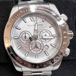 Technomarine Manta Grand Silver Dial Men's Watch TM-220122