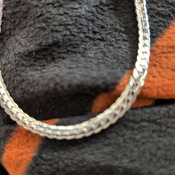 Silver 925 flat chain,,men or women
