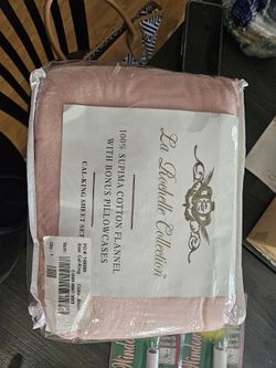 $70obo Flannel King Size Sheets New