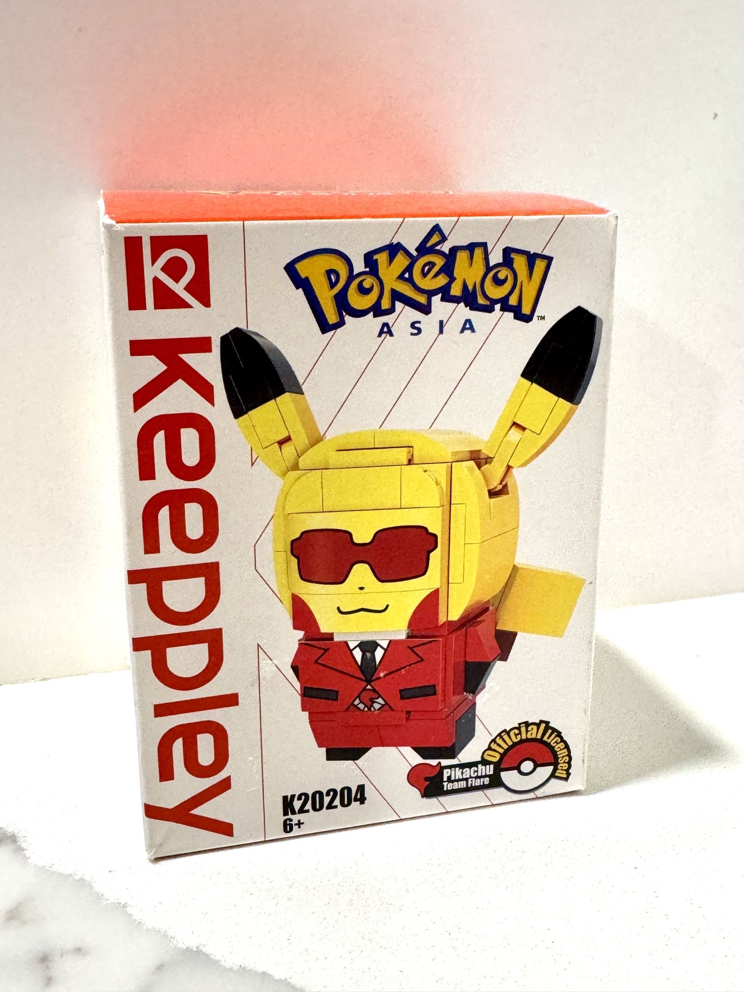 K20204 Keeppley Pokémon Asia – Pikachu Team Flare Building Block Set New in Box