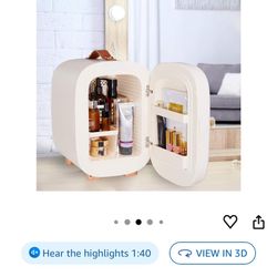 QUBI Mini Fridge - Professional Compact Fridge For Skincare, Cosmetics, Makeup, 5 Liter -See My Other Items