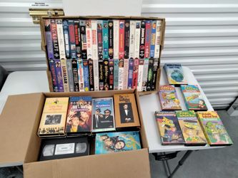Vintage VHS Tape Lot