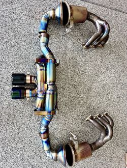 992 Porsche GT3RS Valvetronic Non-Valved G5 Ti RSR Race Free-Flow Header Exhaust System Porsche 992 GT3/RS