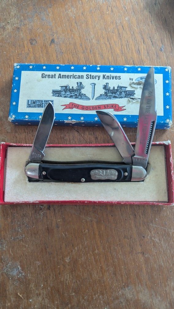 American Story Knife Vintage In Box