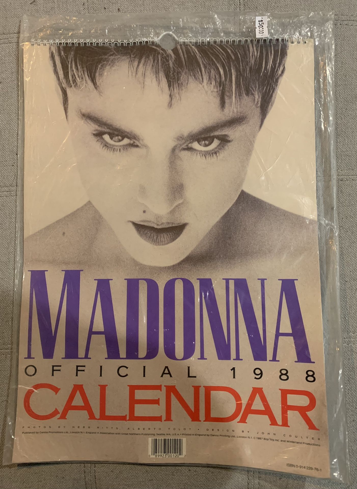 Madonna 1988 Calendar