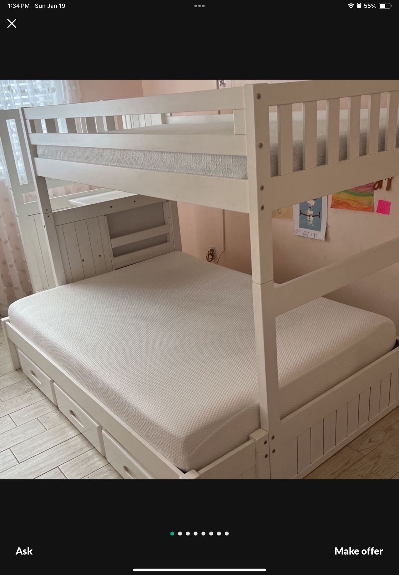 Twin Over Full Bunk Bed