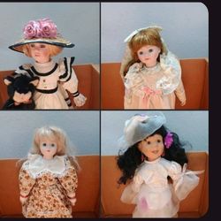 Antique Porcelain Dolls 