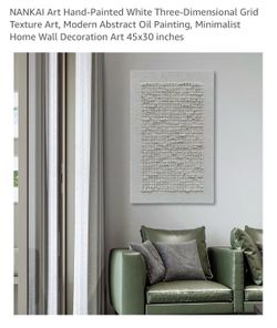 Hand painted textured art